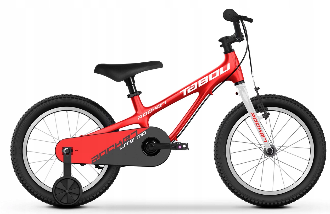 Rower dziecięcy Tabou Rocket Lite 16 koło 16" lekki kol. czerwony