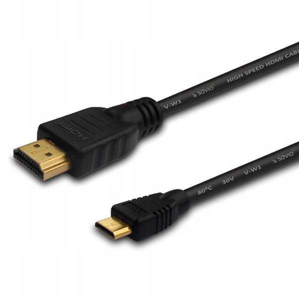 Kabel Przewód HDMI - Mini HDMI 3m Przejściówka 1.4 Kod producenta Kabel Przewód HDMI - Mini HDMI 3m Przejś