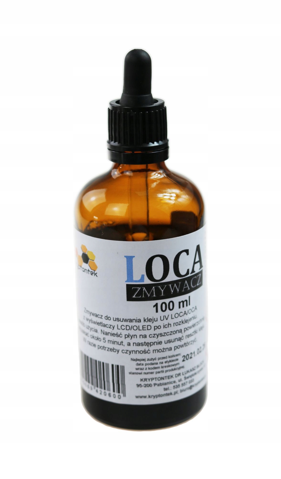 Zmywacz LOCA 100ml z pipetą