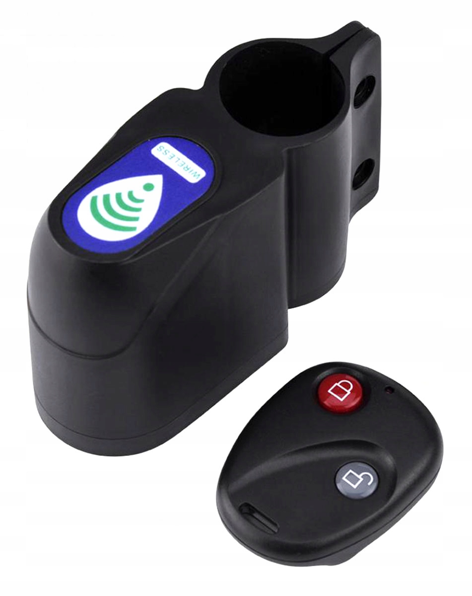 ALARM ROWEROWY BLOKADA DO ROWERU ELEKTRONICZNY PILOT IR NA ROWER AG436A EAN (GTIN) 5907621822293