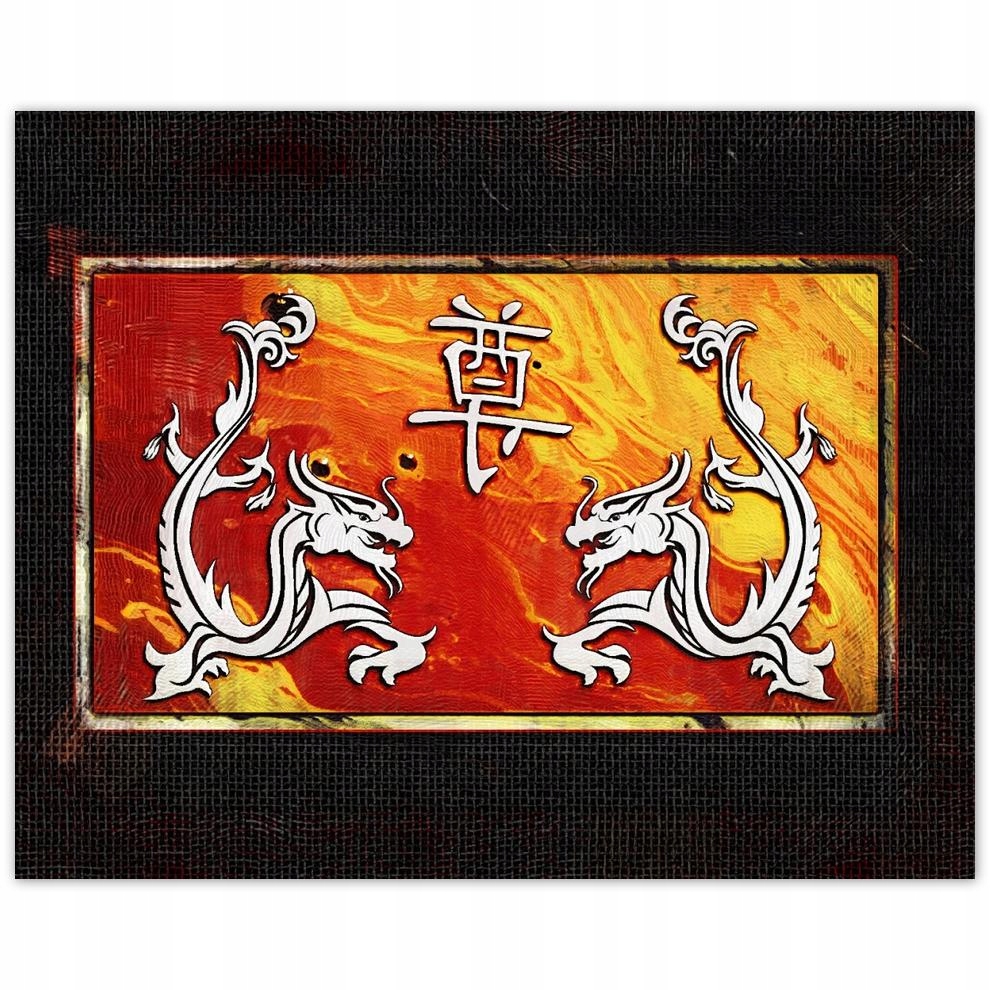 

Plakat 50x40 Chińskie smoki