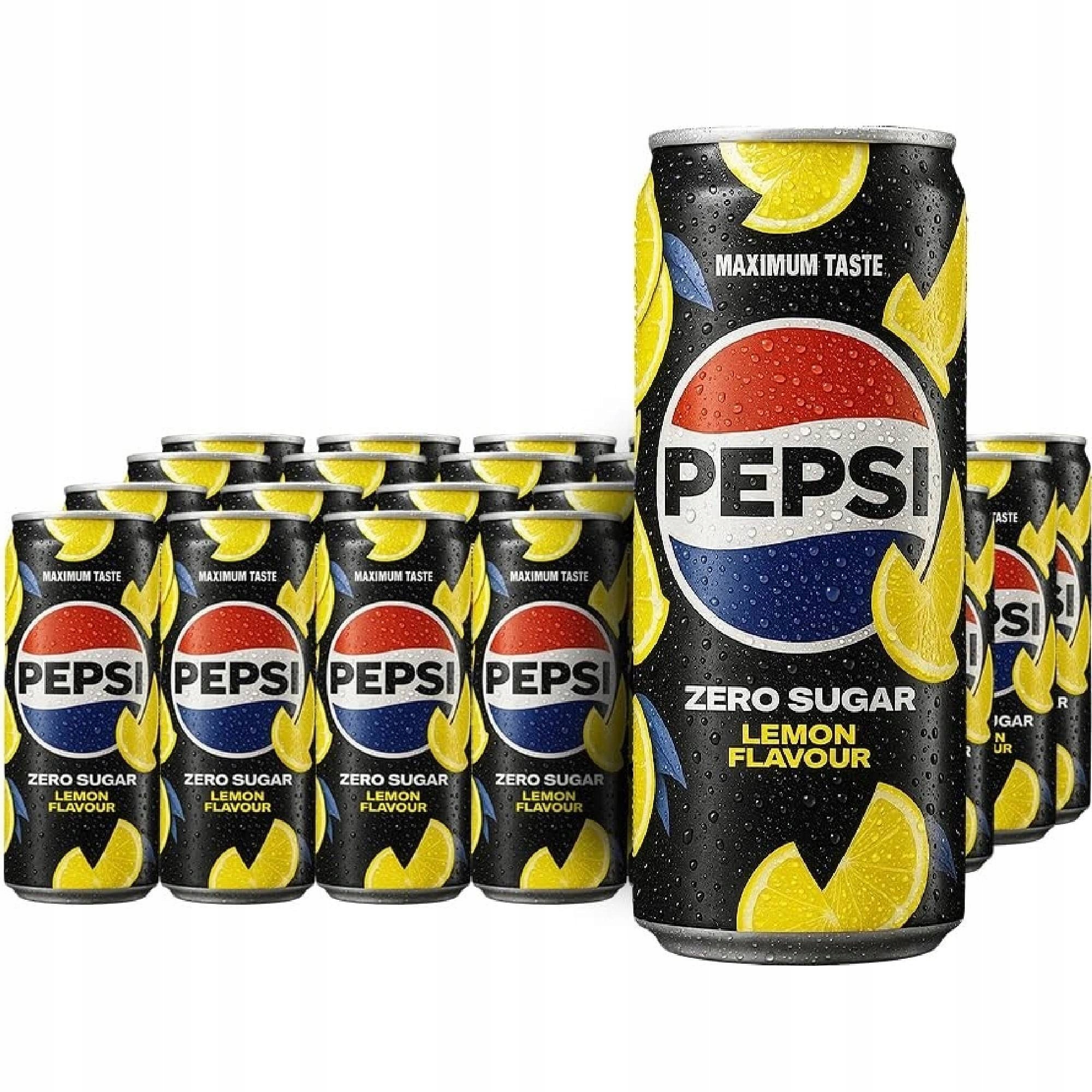 Sycený nápoj Pepsi Lemon (Citron) 24 x 330 ml
