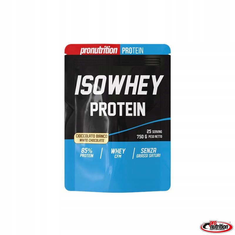 Proteinový izolát s příchutí bílé čokolády 750 g Pronutrition