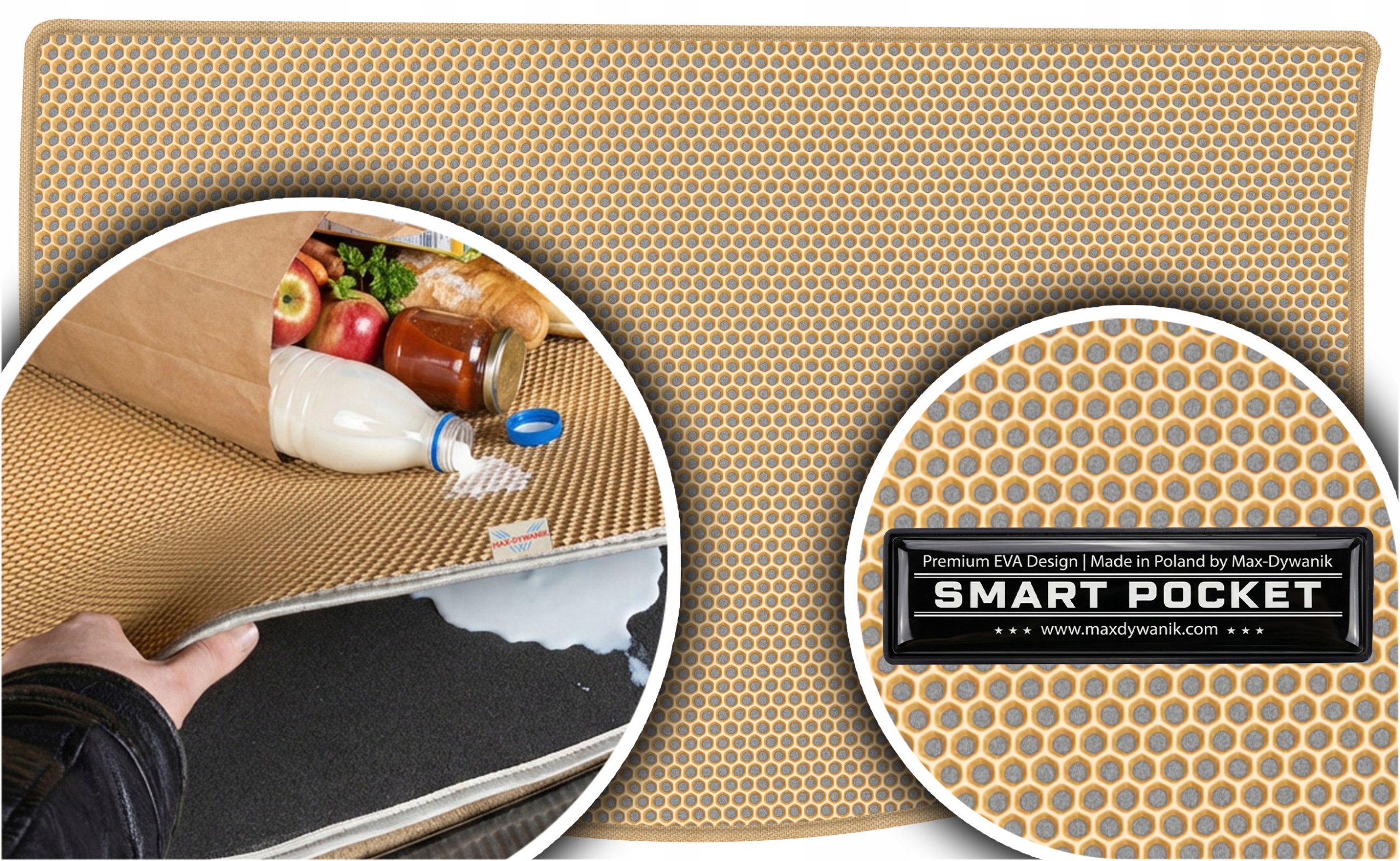 SsangYong Actyon Suv 2005-2011 Vložka do batožinového priestoru Eva Smart Pocket Béžová