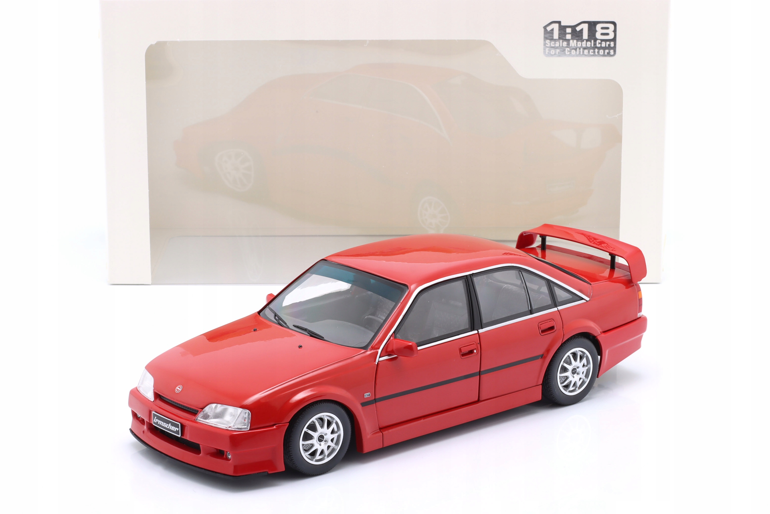 Solido Opel Omega 3000 24V Evo 500 1991 Magma Red 1:18
