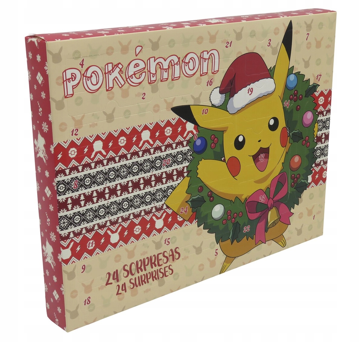 Адвент-календарь Pokemon, канцелярия: маркеры, фломастеры, наклейки, раскраска