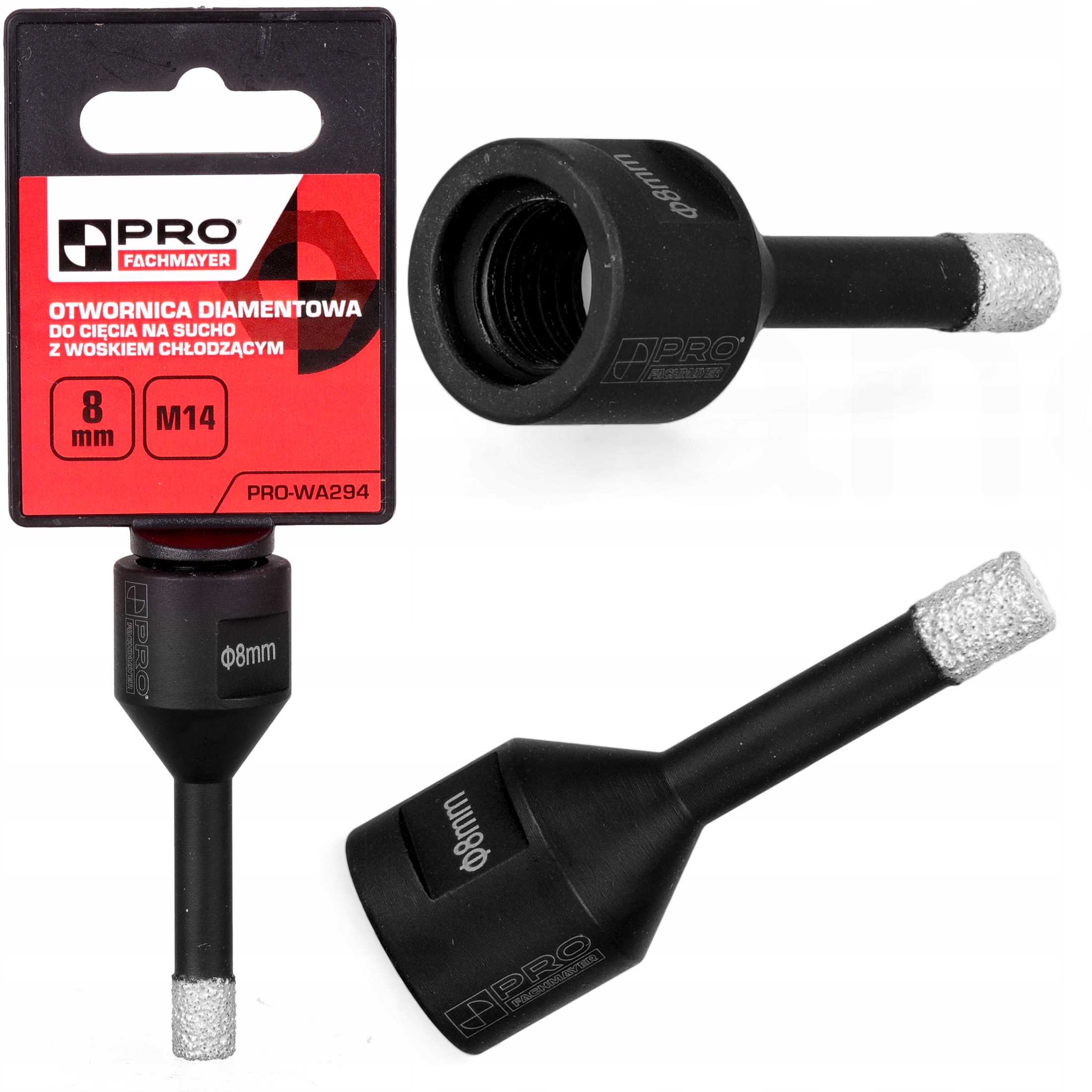 

Otwornica Diamentowa 8 mm Wiertło Gresu Szlifierkę