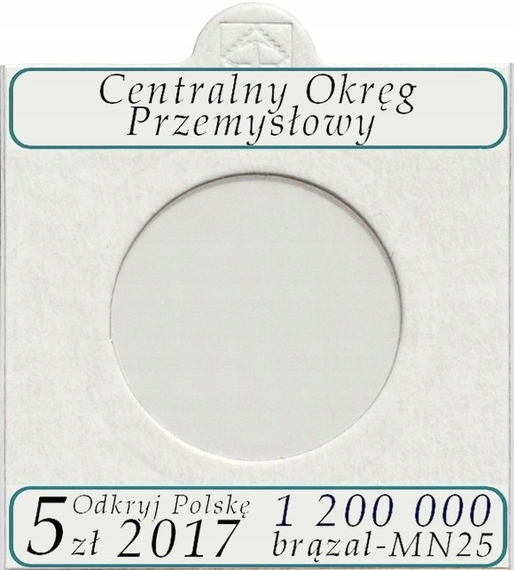 

Holder na monetę 5 zł Cop opis