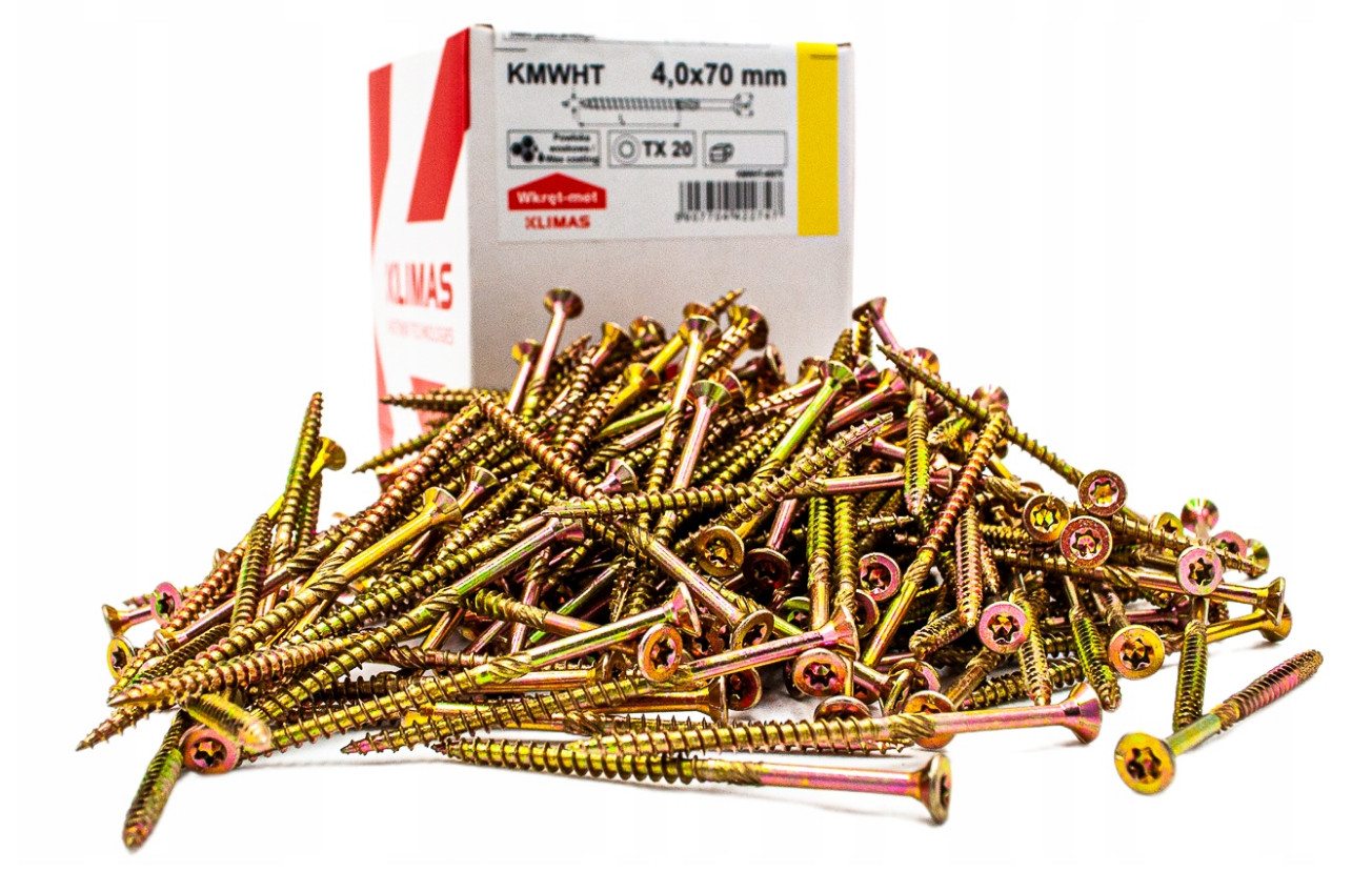 

Wkręty Ciesielskie Do Drewna 4X70 Torx 200 szt