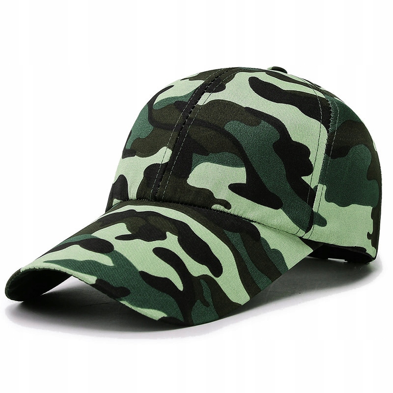 LETNIA CZAPKA Z DASZKIEM BEJSBOLÓWKA UNISEX MORO WOJSKOWA MĘSKA DAMSKA