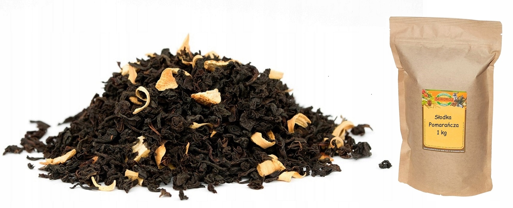 Levně Čaj černý listový Sladká Pomeranč 1 kg Skworcu