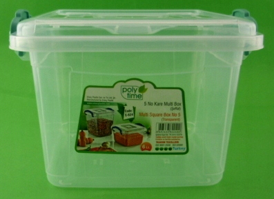 POJEMNIK PLASTIKOWY Z POKRYWKĄ 6 LITRÓW PUDEŁKO Marka inna