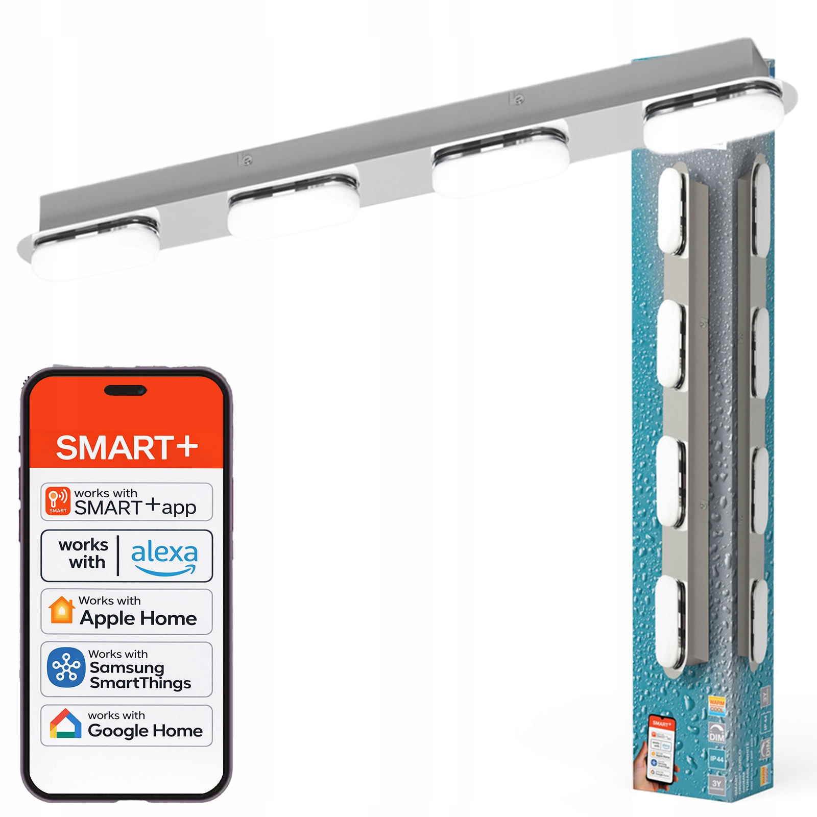 Led kúpeľňová lampa 24W 1900lm Cct IP44 Smart+ WiFi Matter Orbis Osram