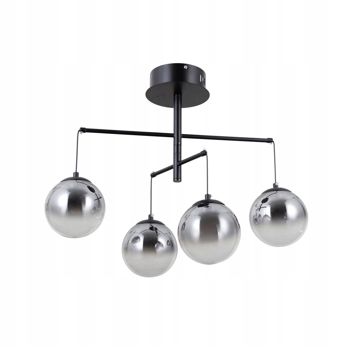 Závesná Led lampa Velada 20W čierna, moderná Italux