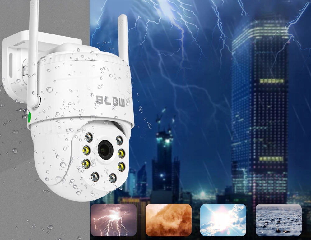 KAMERA IP WIFI ZEWNĘTRZNA OBROTOWA 5MP SMART ZOOM PTZ DETEKCJA 5MPx V380PRO Rodzaj zewnętrzna