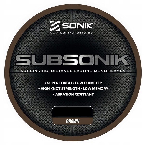 Sonik Żyłka 0.35mm Subsonik brown 3000m
