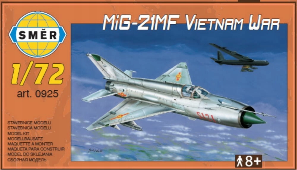 Smer 0925 1:72 MiG-21MF Vietnam War