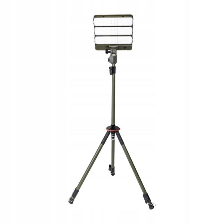 Mocný Reflektor Stojan výška do 200 cm dielenská lampa Solárna alebo napájací zdroj
