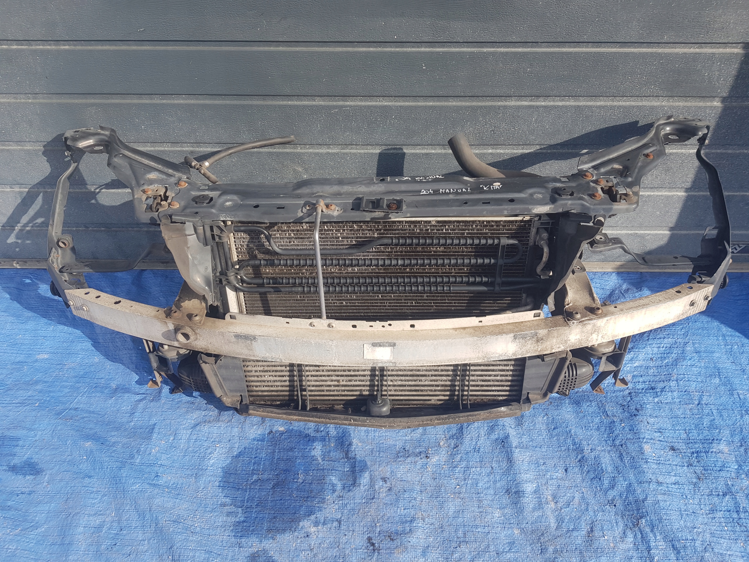 support panel for radiators radiator MERCEDES W204 2.2 CDI 651 MANUAL