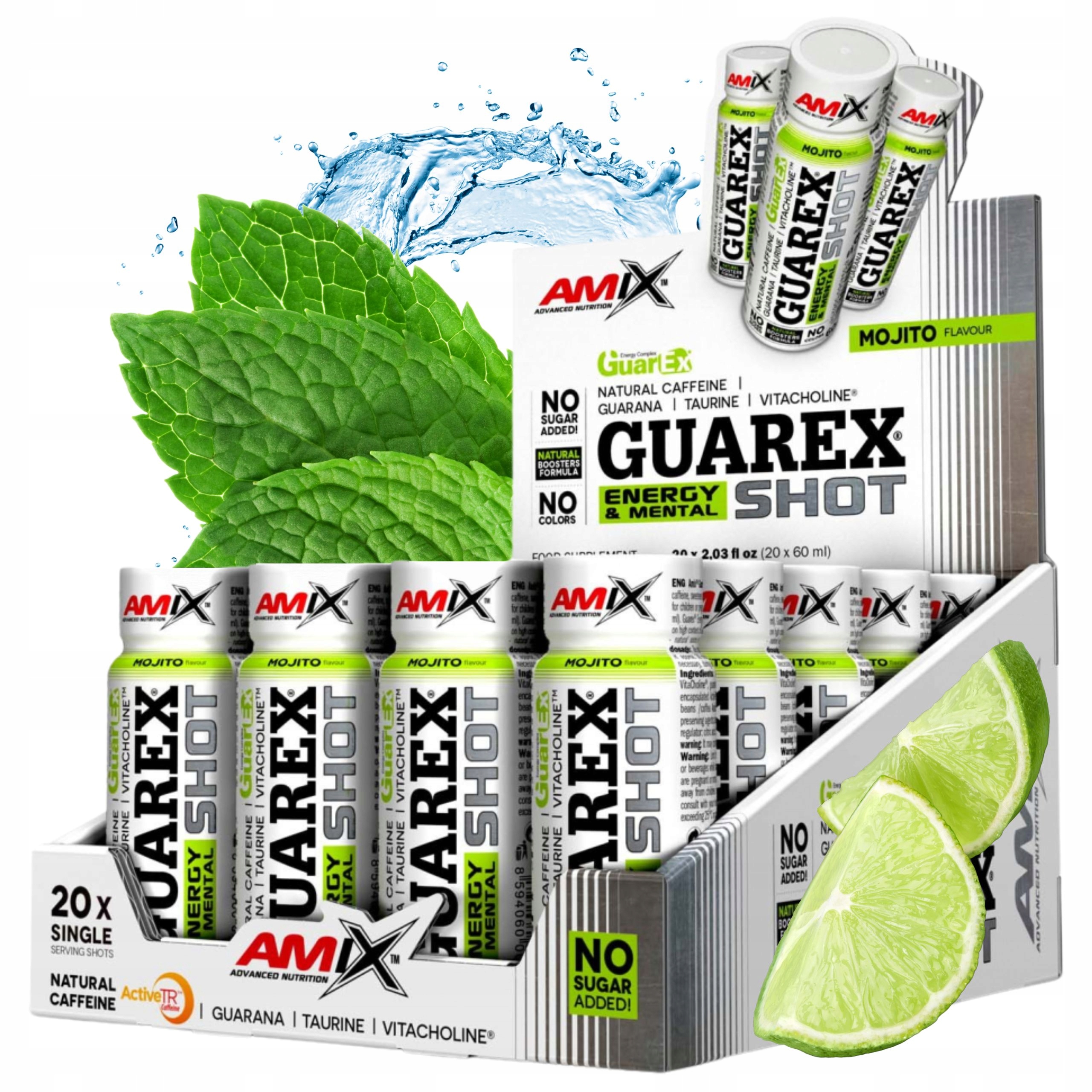 Shot S Kofeinem Extrakt z guarany Kofein Guarana Koncentrace Povzbuzení