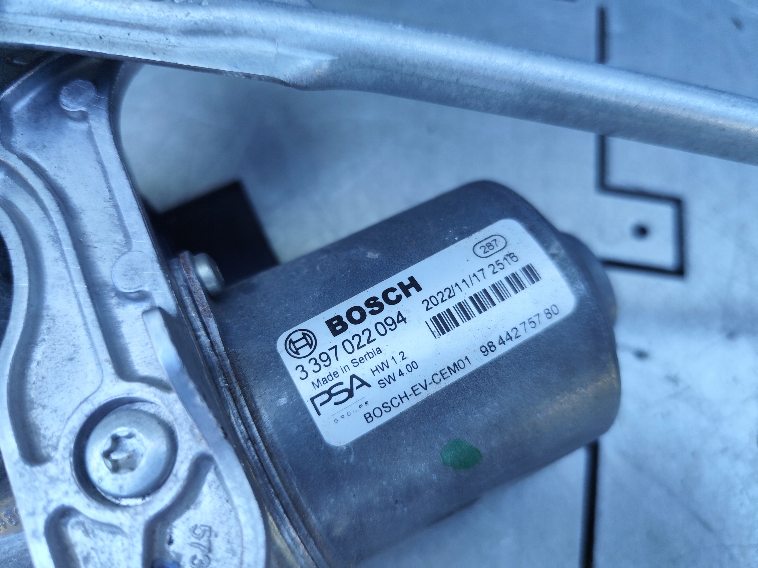 CITROEN DS4 II Gestänge Motor Wischer