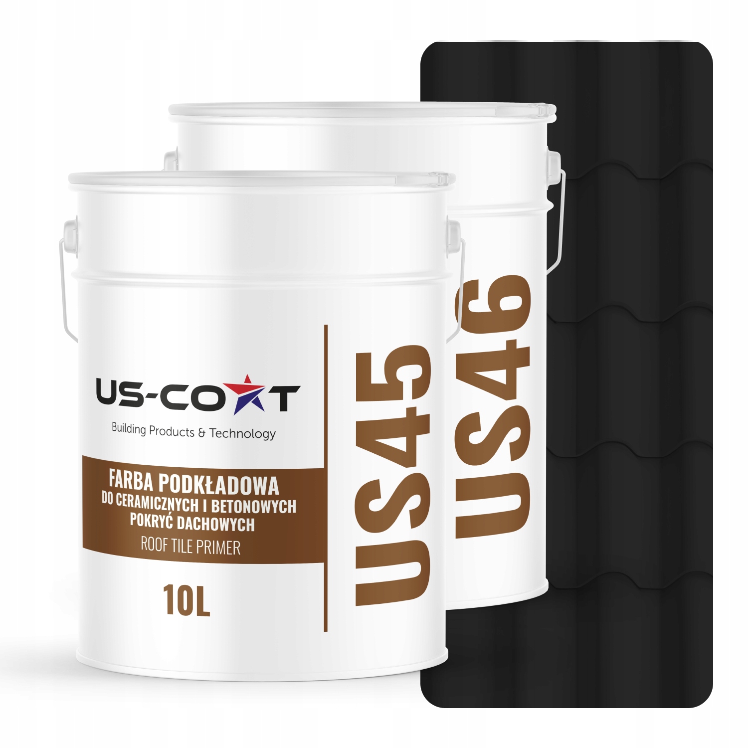 Farba Na Keramické Strešné Tašky Základný Náter Čierna RAL9005 74m2 Matná Od Výrobcu