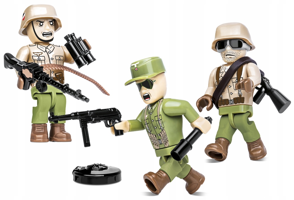 

Klocki Cobi 2050 Figurki Żołnierzyki Afrika Korps