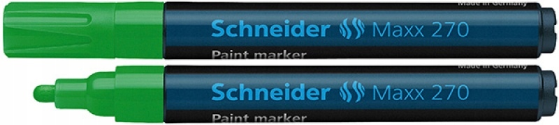 Marker olejowy SCHNEIDER 270 zielony 1-3mm okr.