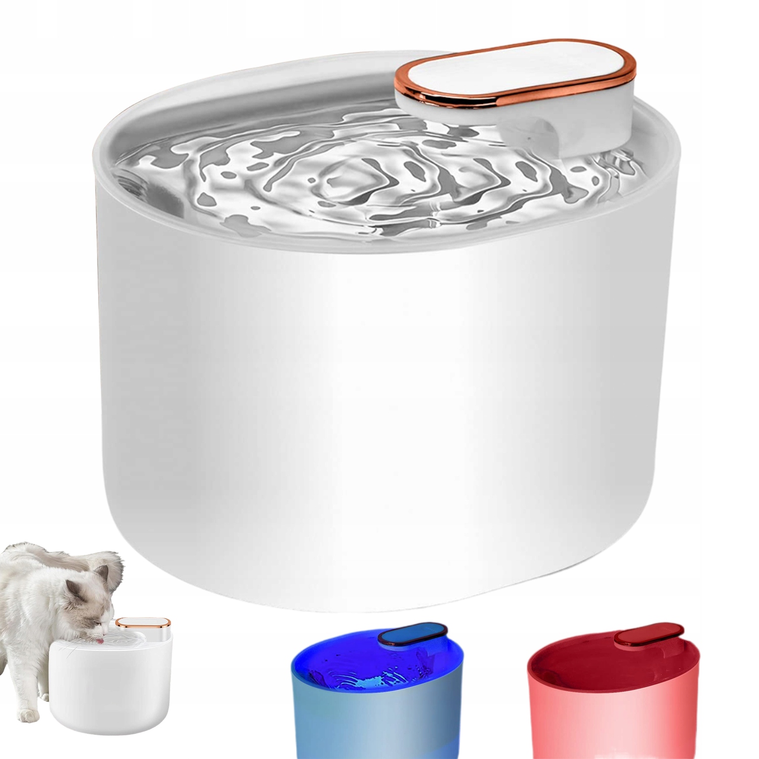 Levně Automatické Krmítko Fontána Inteligentní Pro Psy A Kočky S Filtrem 3 L