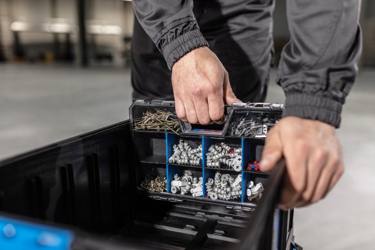 Organizer z przegrodami modułowy Hoegert Technik Marka Hoegert Technik