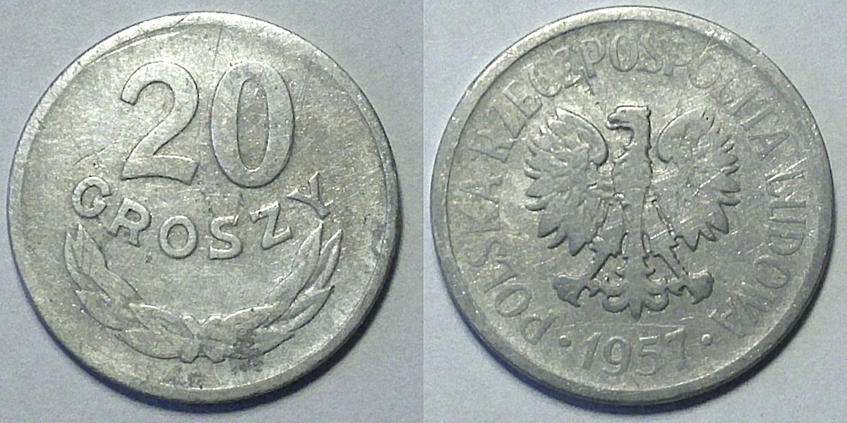20 гр копейки 1957
