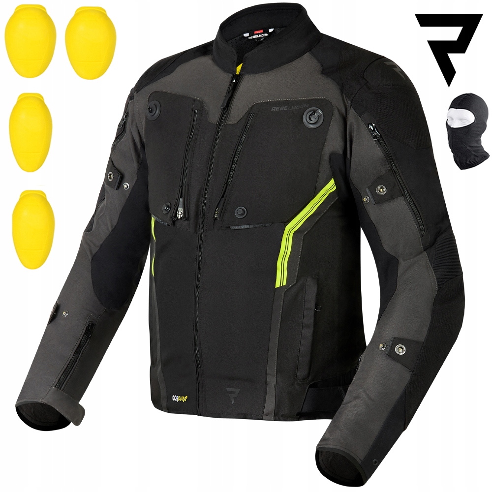 Motocyklová Bunda Rebelhorn Borg Mestská Textilná Pánska Darčeky