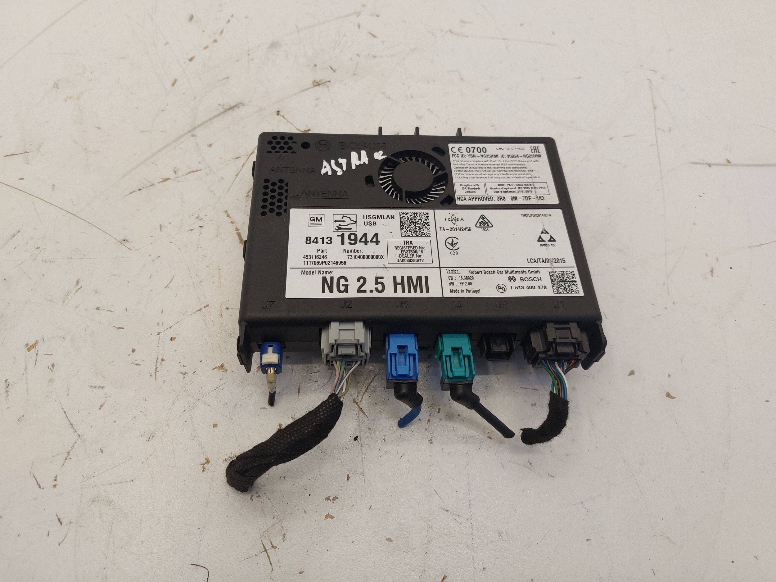 OPEL ASTRA K V INSIGNIA B module control unit navigation devices HMI 84131944