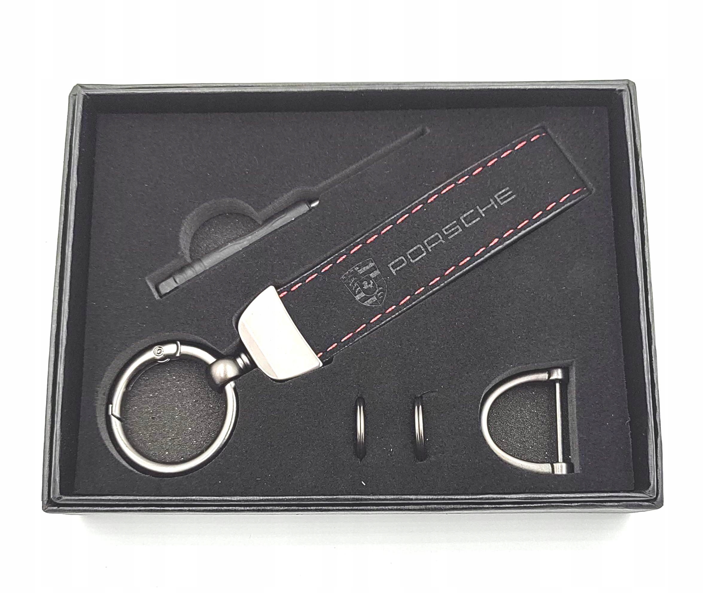 Porsche Brelok samochodowy Porsche Breloczek do kluczy pudełko