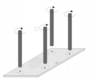 BIURKO GAMINGOWE KOMPUTEROWE + UCHWYT NA SŁUCHAWKI Grubość blatu 18 mm