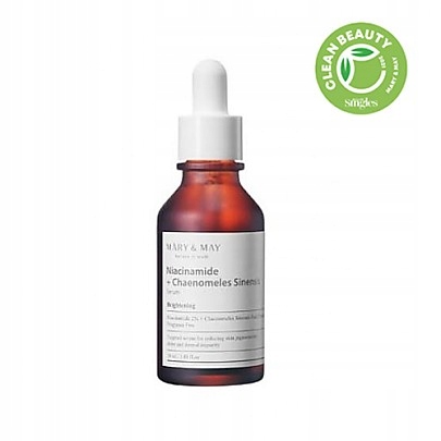 Mary&May Niacinamide + Chaenomeles Sinensis Serum 30 ml - Rozjaśniające serum do twarzy z niacinamidem — 3
