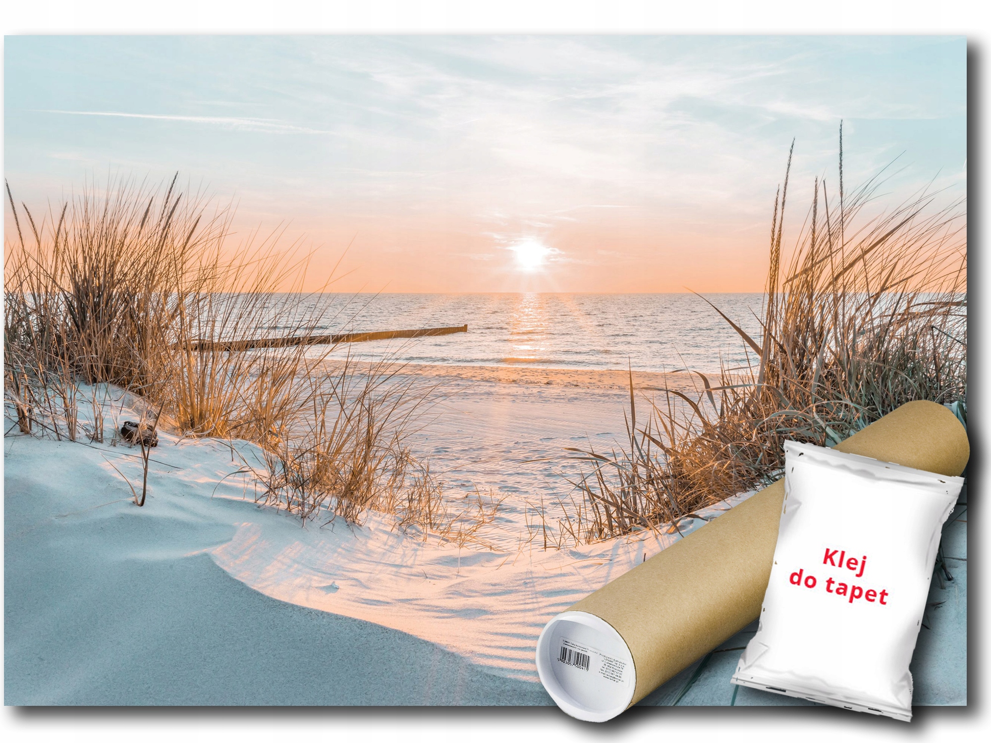 Vinylová Fototapeta Pláž Písek Moře 254x184