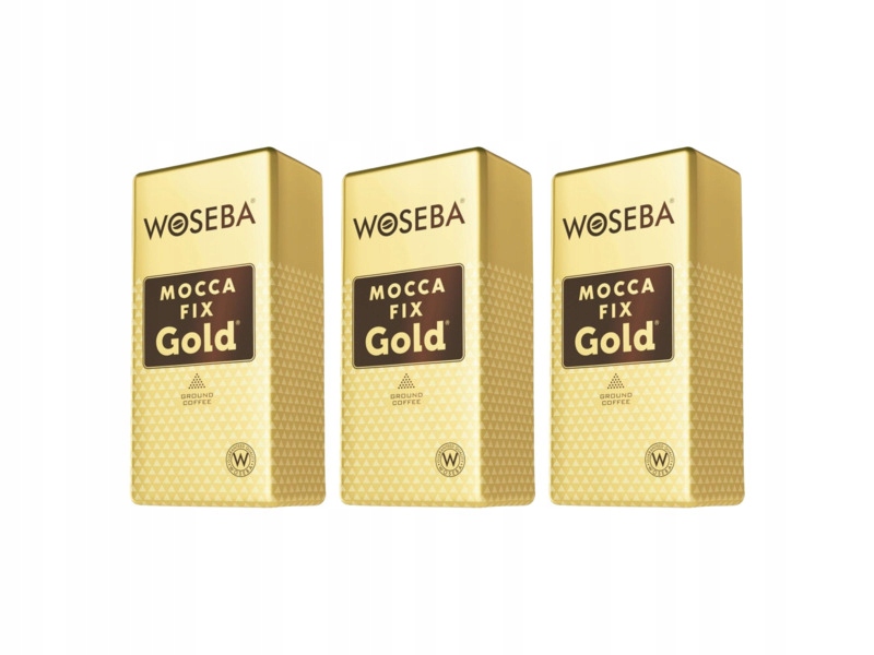 Kawa mielona Woseba Mocca Fix Gold 3x 0.5 kg