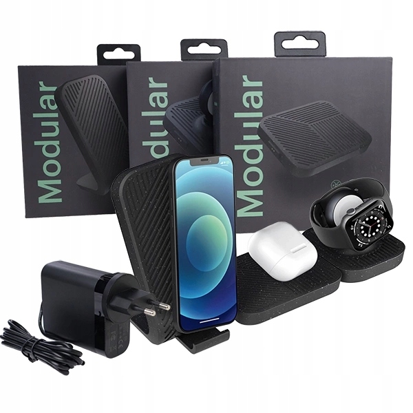 Sada Indukčních Nabíječek Zens Modular 15W Pro Chytré Telefony A Chytré Hodinky