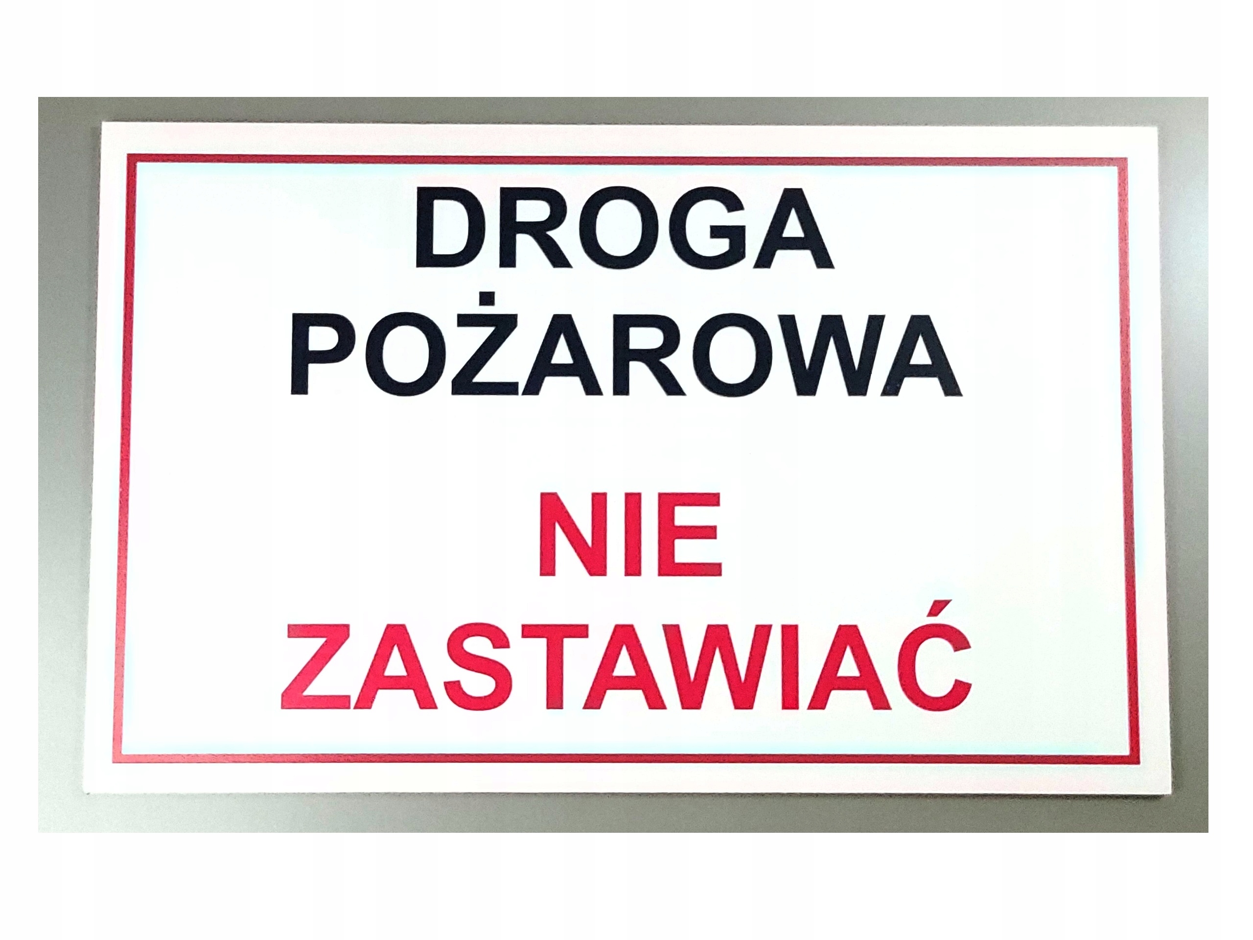 DROGA POŻAROWA TABLICZKA TABLICA 30X20cm Kod producenta 021