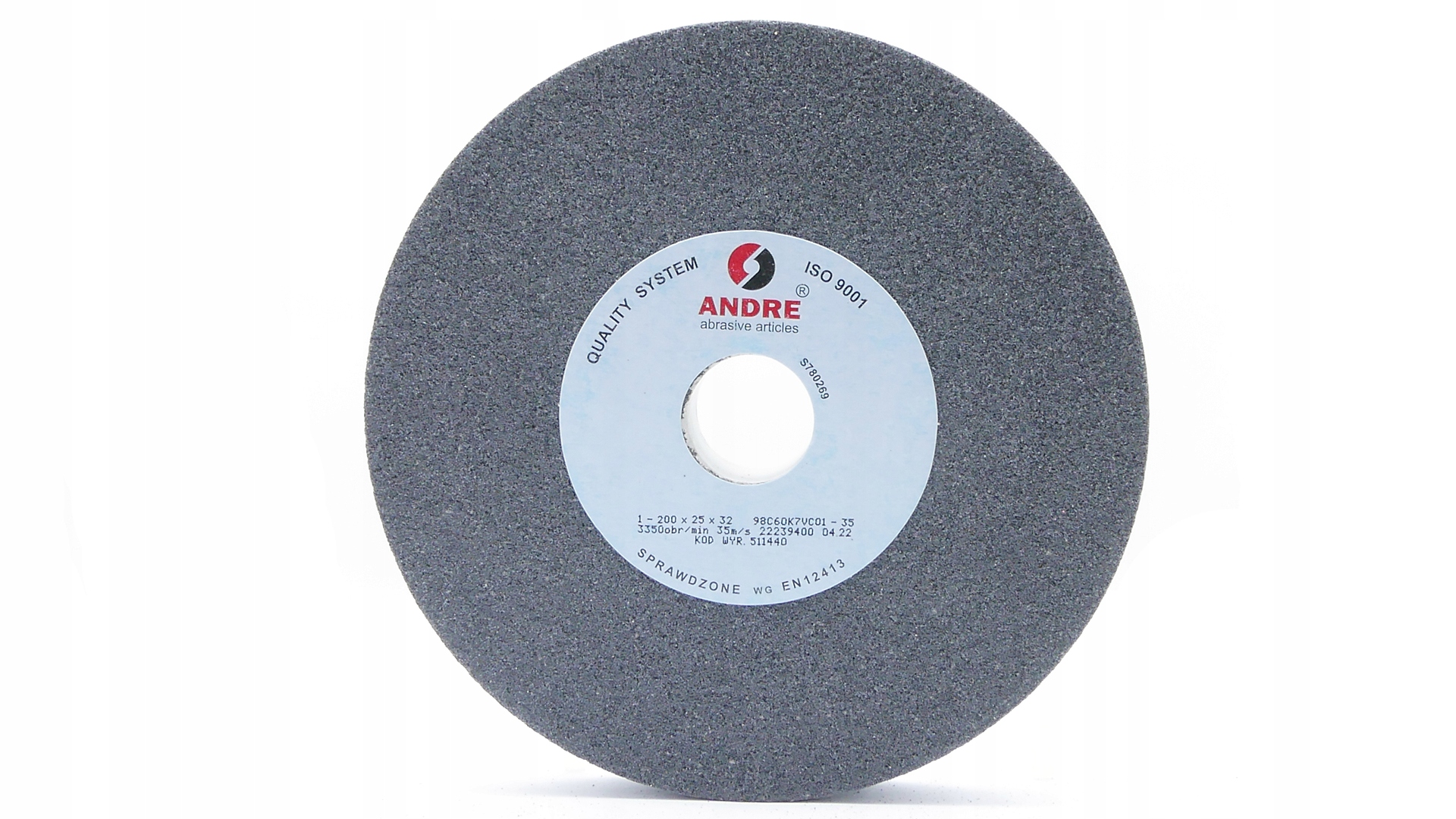 Kamień Szlifierski tarcza ścierna 200x25x32mm Węglik Ściernica Andre 511440