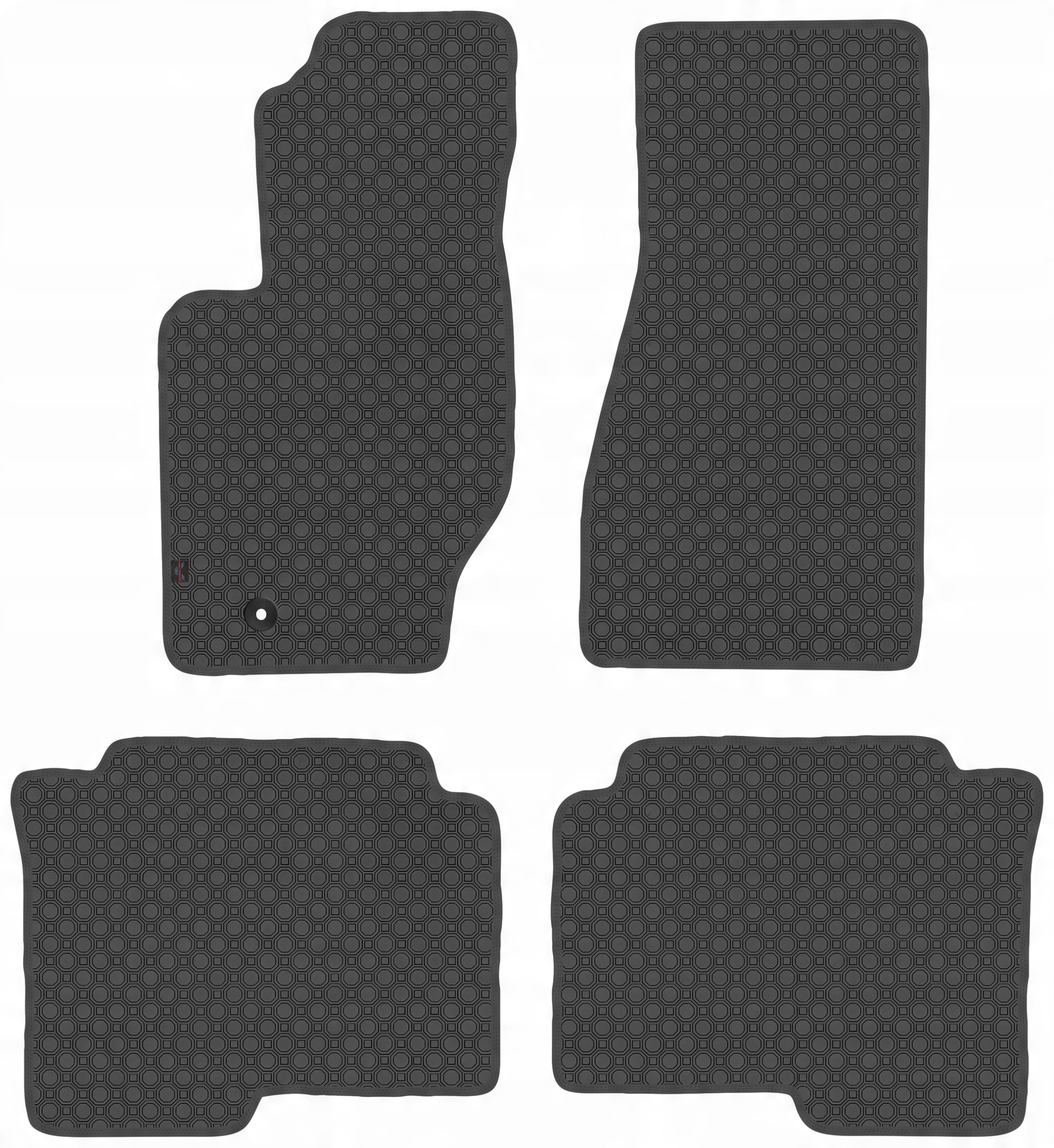 

Jeep Commander 2006-2010 Dywaniki guma Czarna