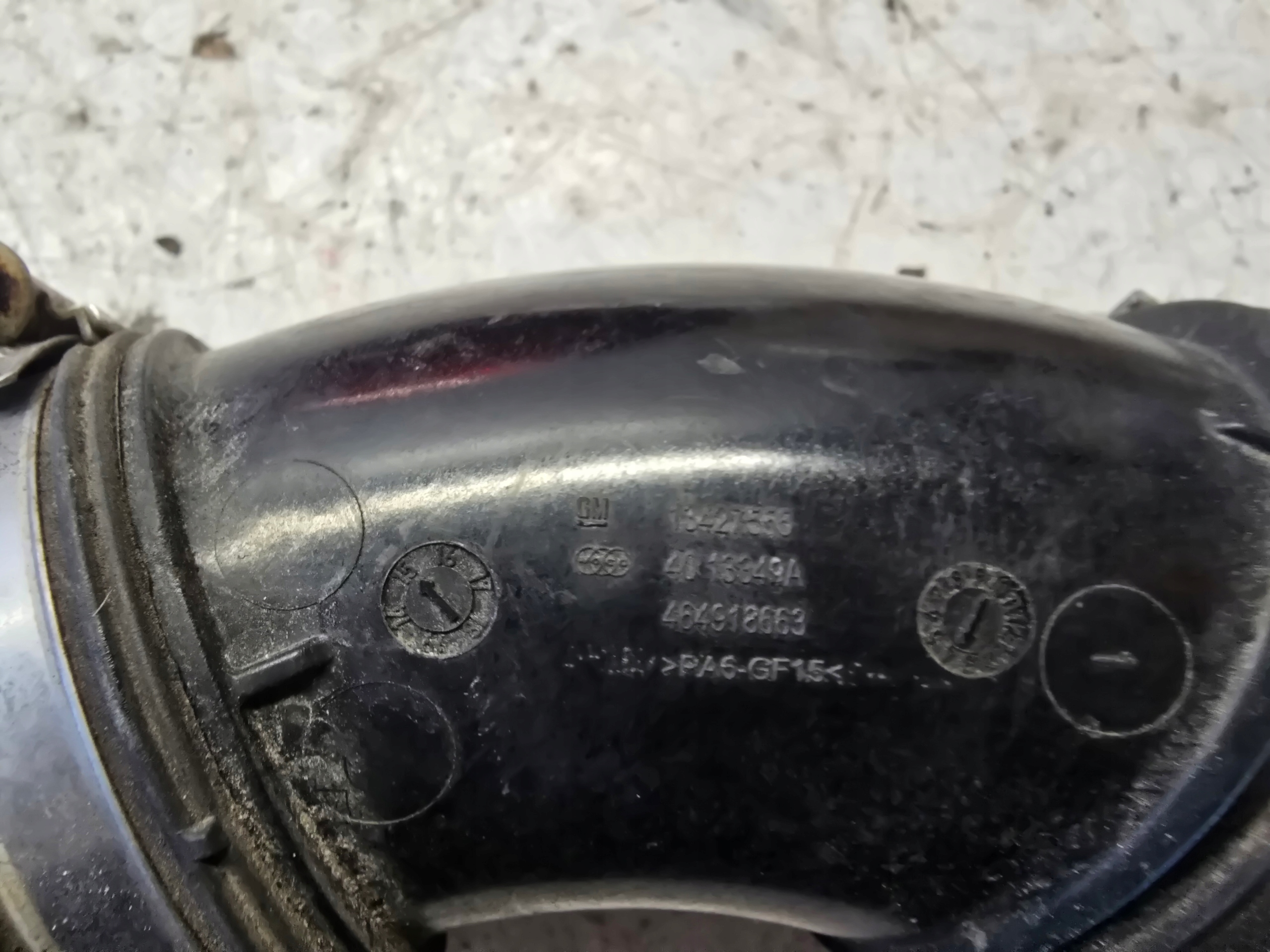 OPEL CORSA E pipe hose wiring air hose 1.3 CDTI 13427555