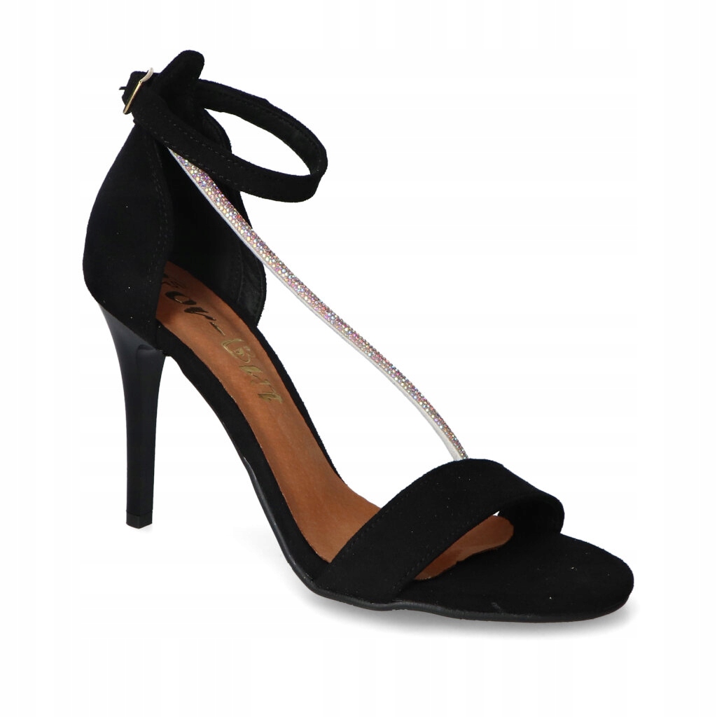 Dámské sandály For-But Černé Semišové 38