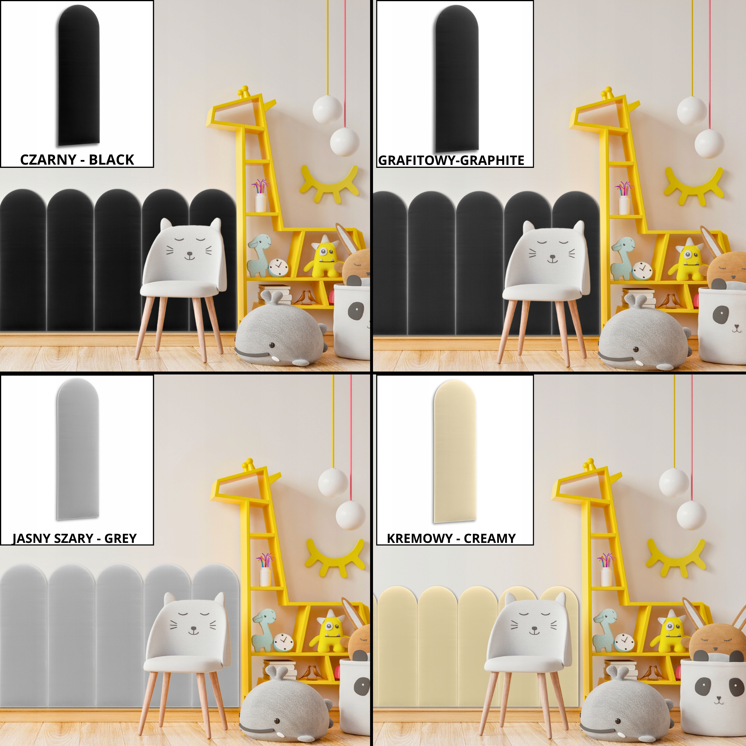 Grube Panele Ścienne Tapicerowane WELUR PŁOTEK 30x100 BRUDNY RÓŻ 17 Kolory Cechy dodatkowe gładki