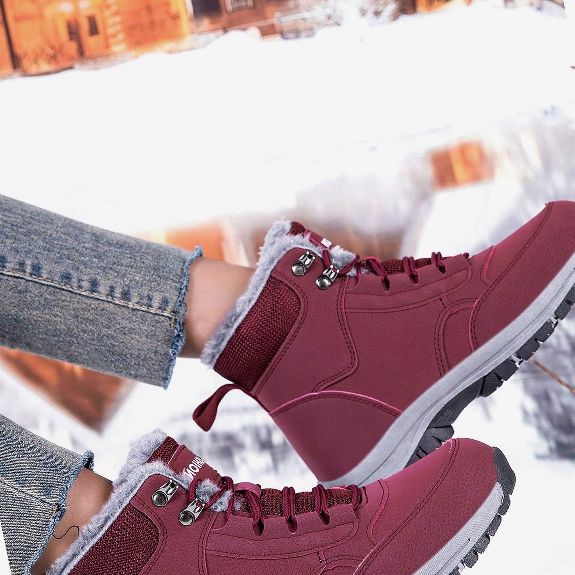 Dámské zimní zateplené sněhule Cherry 39 Eur