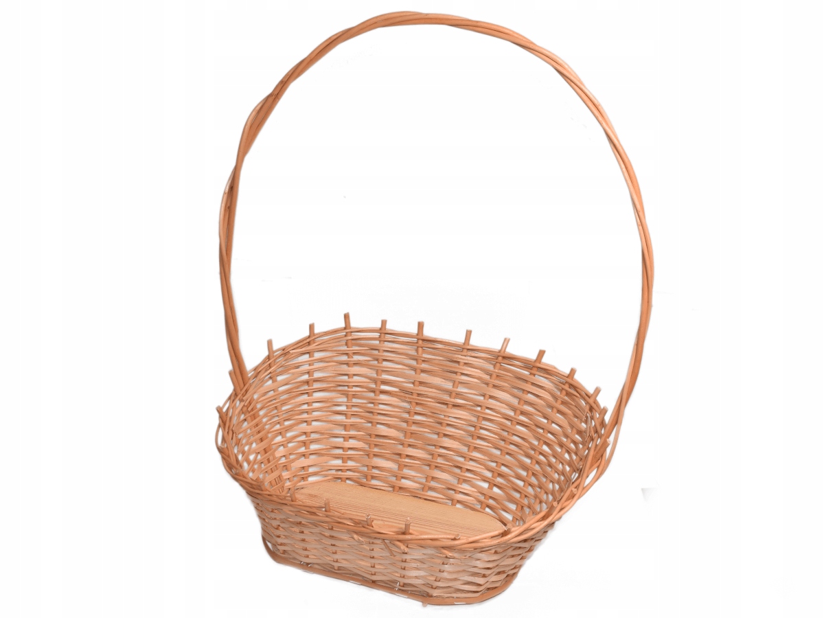 

Duży Kosz koszyk wiklinowy prezentowy kwiaty 50cm
