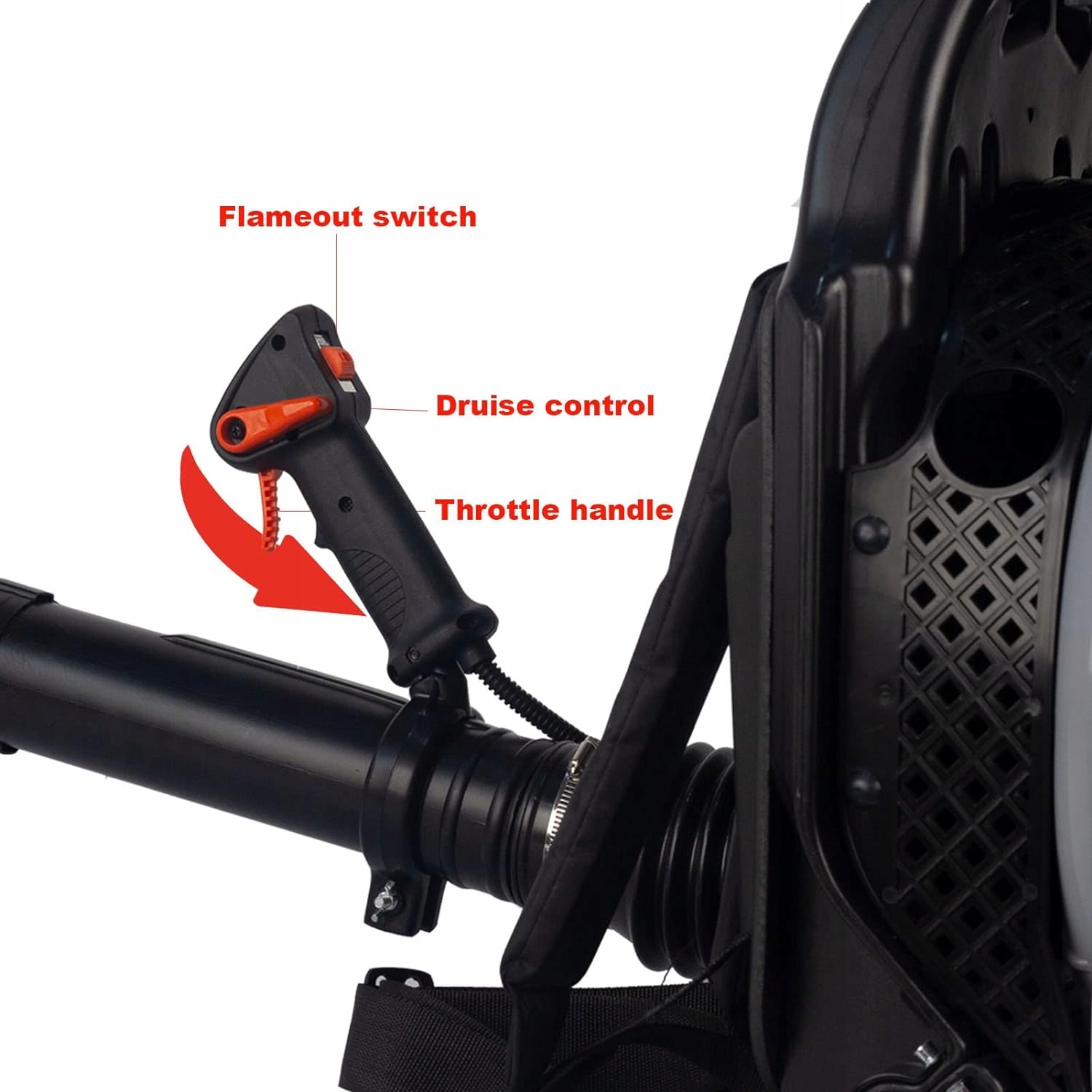 DMUCHAWA PLECAKOWA spalinowa ogrodowa EB975 do liści Zasilanie spalinowe