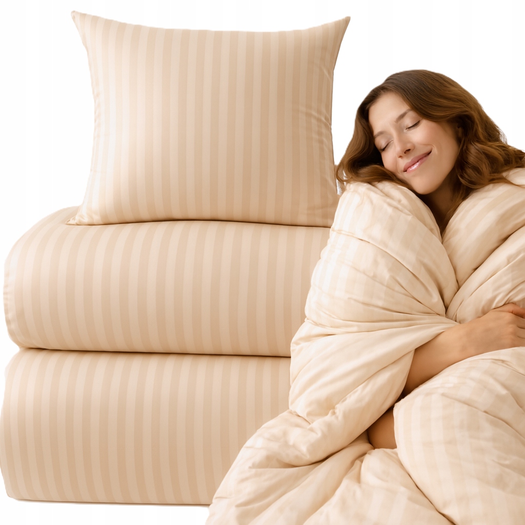 Povlečení 140x200 Saténový Komplet Hotelový Premium Komplet Damašek Barvy