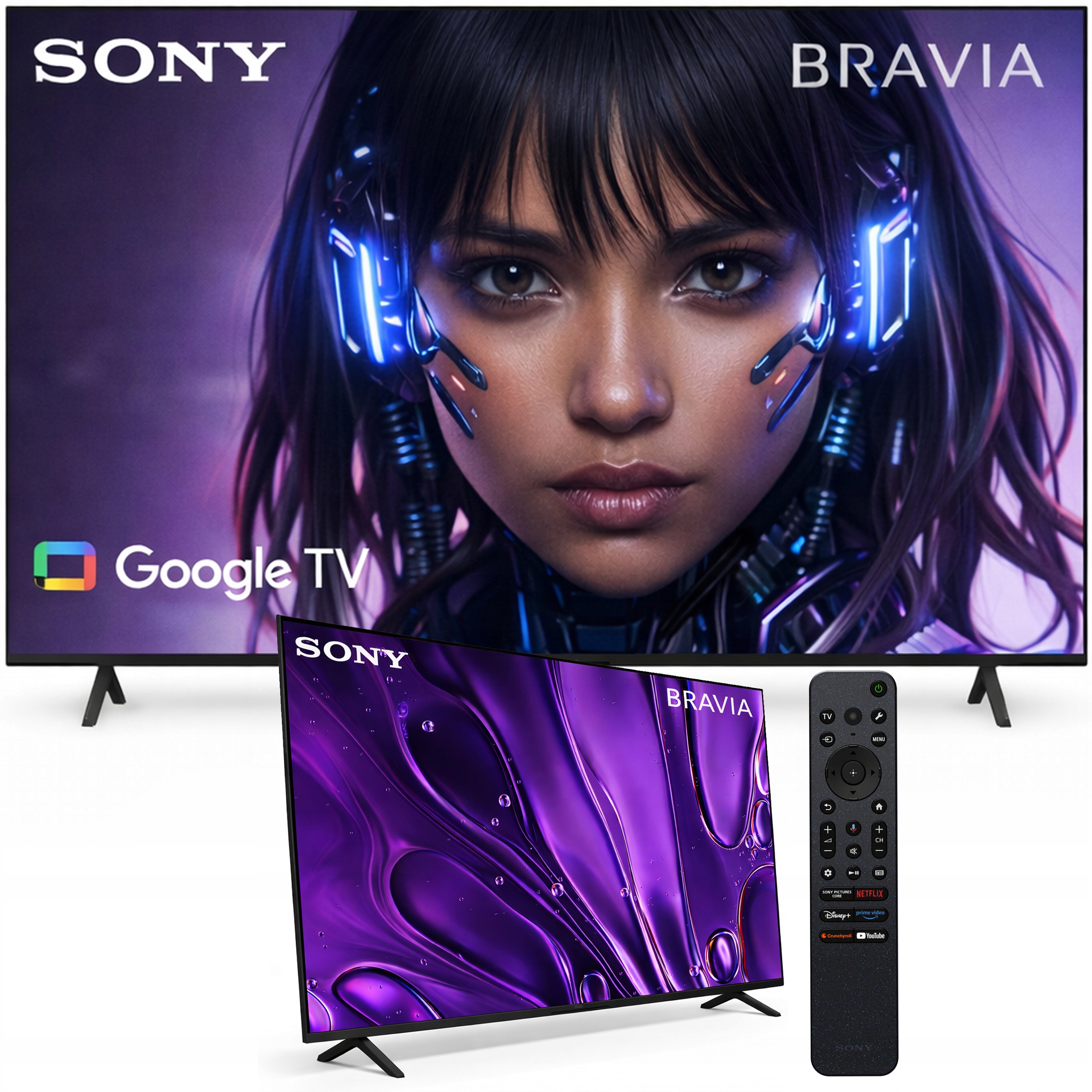 Telewizor Led Sony Bravia 3 43" Google 4K Ultra Hd Hdr Smart K43S35PB.CEI